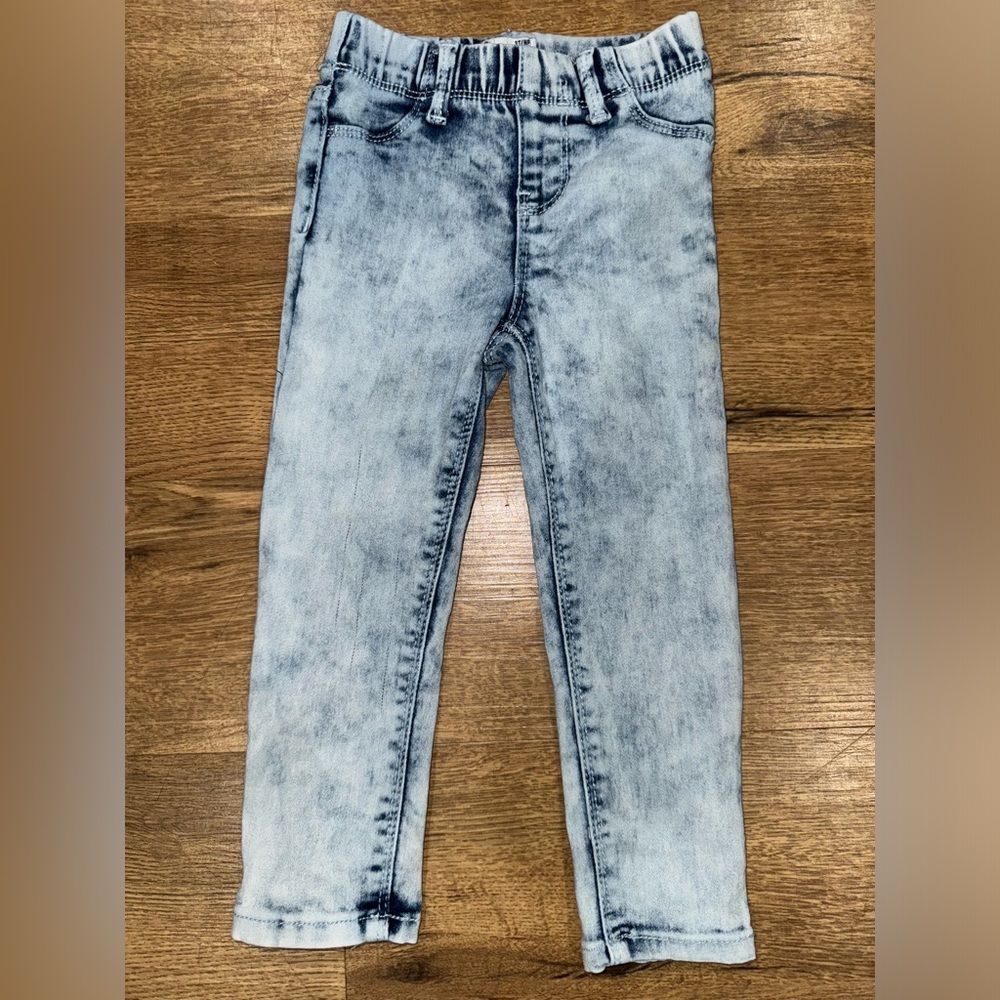 Jordache Acid Wash Jegging Kid’s Size 3T Pull On Elastic Waist
